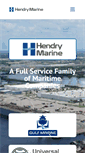 Mobile Screenshot of hendrymarineindustries.com